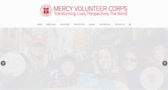 Desktop Screenshot of mercyvolunteers.org